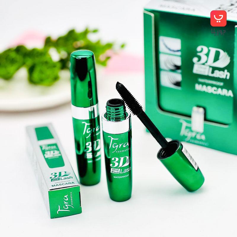 ریمل تایرا Tyra حجم دهنده و تفکیک دقیق مژه مدل 3D Black Lash